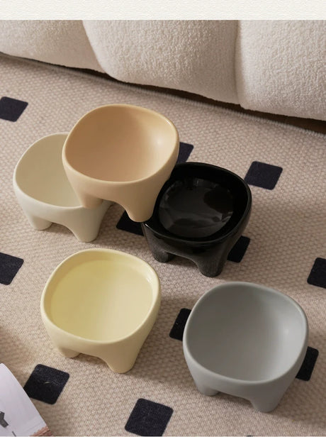 LENYVASEN Jasper Large Ceramic Pet Bowl from LENYVASEN