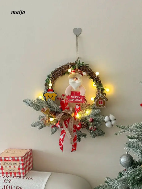 MELONGIRL Christmas Wreath Door Hanging from MELONGIRL