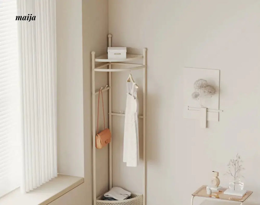 Miriam Coat Hanger with Basket from Kaiyashi