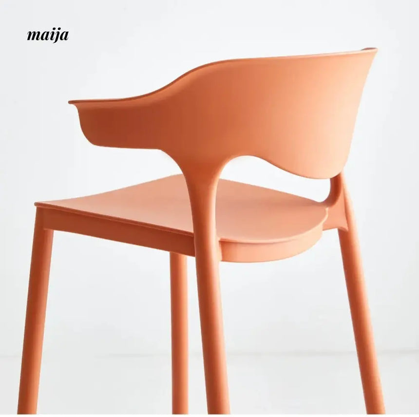 Lotus Plastic Bar Stool