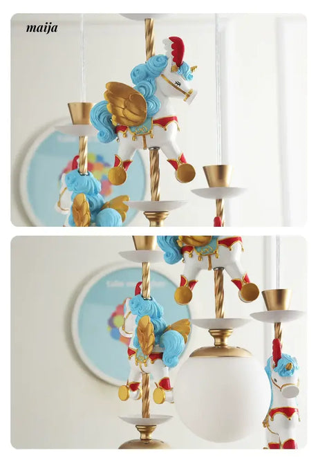 QXWD Circus Cartoon Ceiling Lamp Children's Room from QXWD