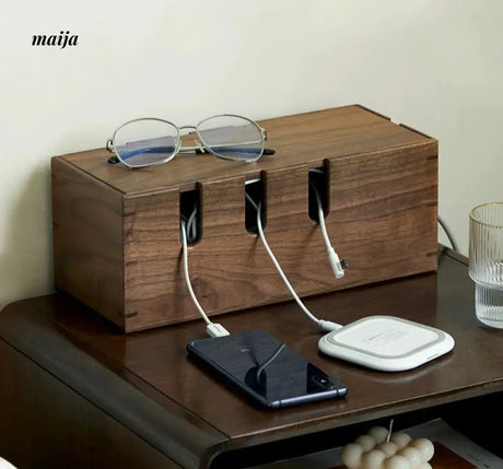 KIMACHI Wooden Cable Management Box from KIMACHI