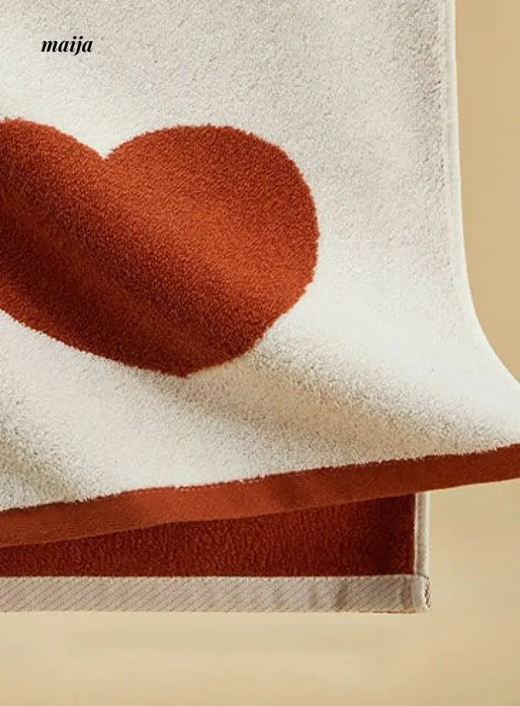 Love Heart Face Towel from Nuanyou
