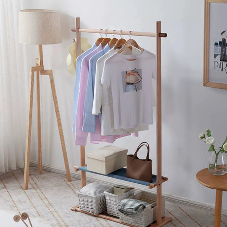Jessie Solid Wood Clothing Rack from maija