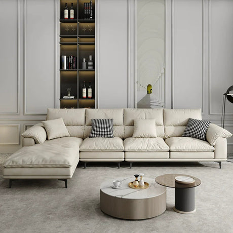 LATE AUTUMN Scandinavian Compact Cream Sofa Design from LATE AUTUMN