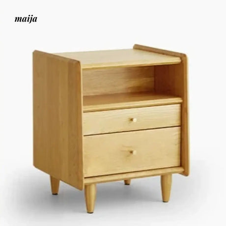XIXI Japanese Style Cherry Wood Bedside Table from maija