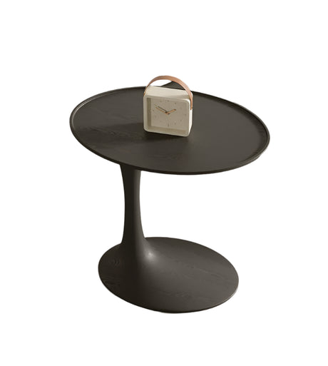 SAMMI Oliver Modern White Wax Wood Side Table from SAMMI