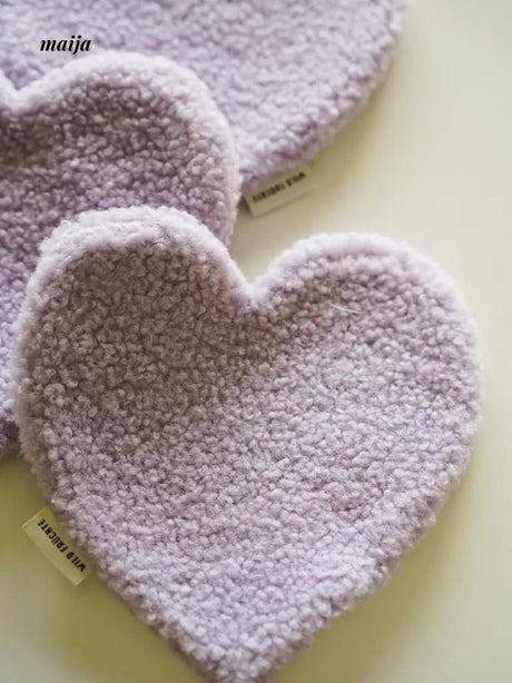 Fleece Heart Coaster from Wilde Früchte