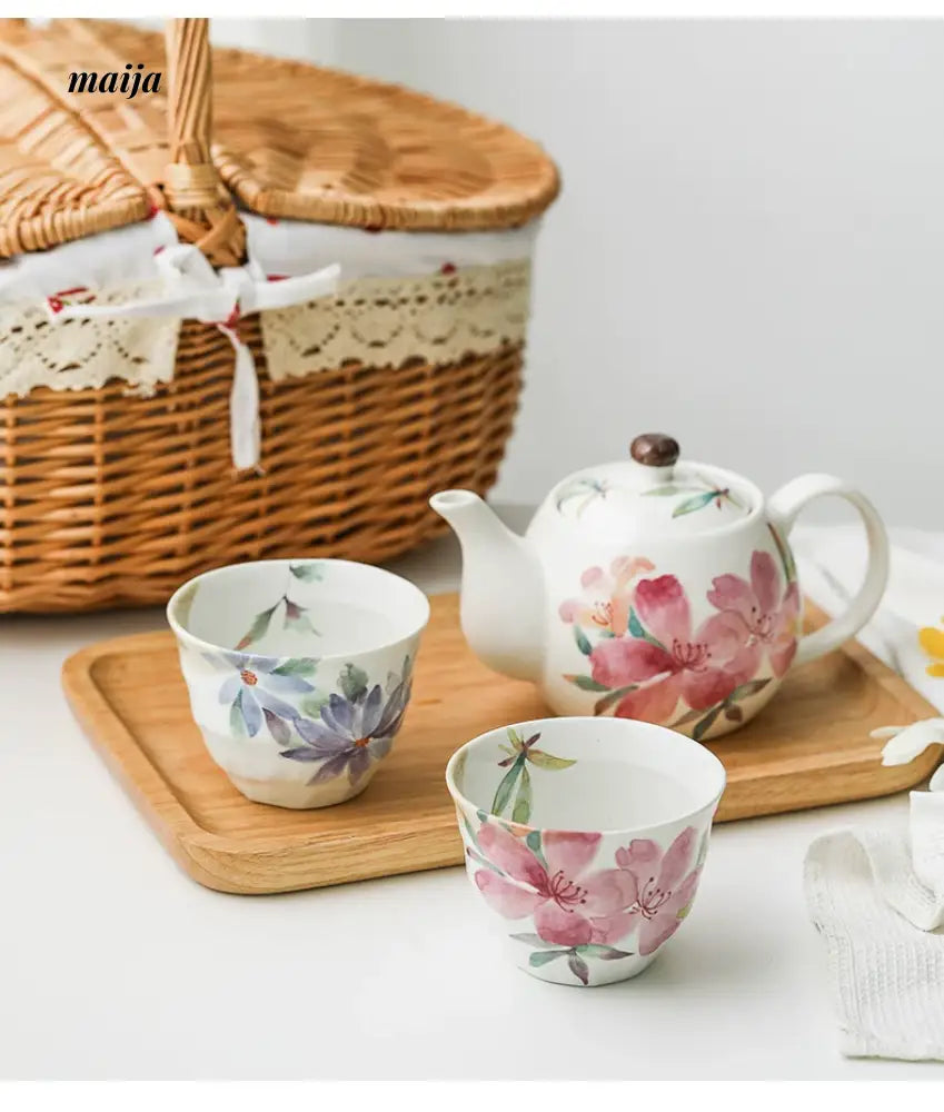 OKADA YAKI Japanese Teapot & Cup Gift Box from OKADA YAKI