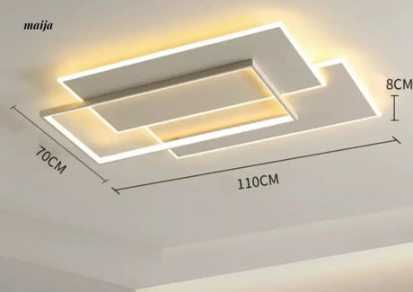 GVG Looping Rectangles Ceiling Lamp from GVG