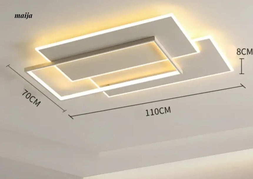GVG Looping Rectangles Ceiling Lamp from GVG