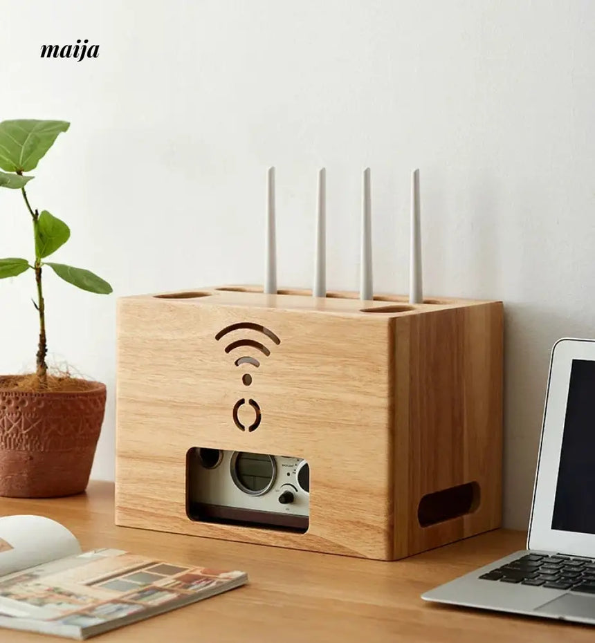 KIMACHI Wooden Router Storage Box from KIMACHI