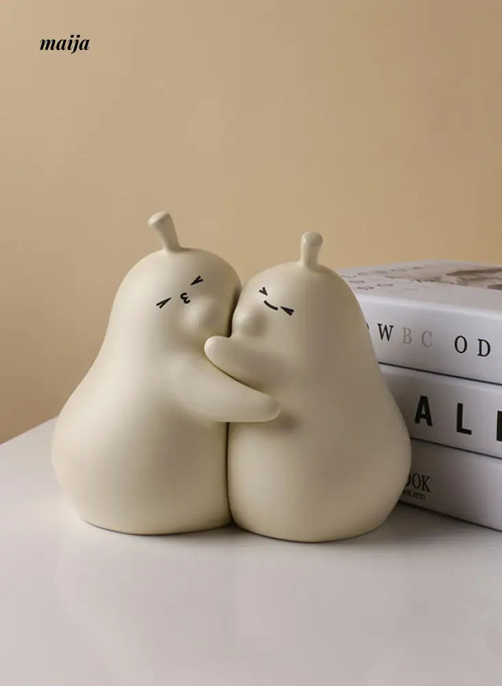 Hugging Pears Bookends from maija