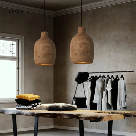 MODENG Microcement Ceiling Pendant Light from MODENG