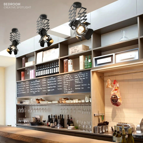 MODENG Spotlight Industrial Retro Ceiling Bar Light from MODENG