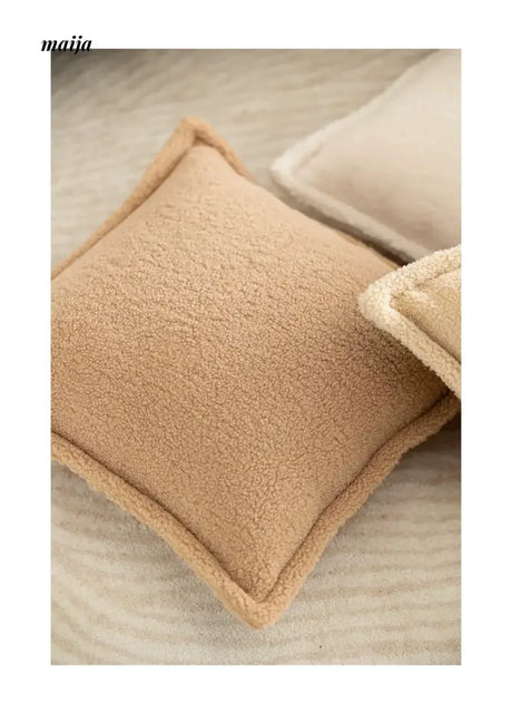MISTYWOOD Milk Tea Pillow with Floral Pillowcase from MISTYWOOD