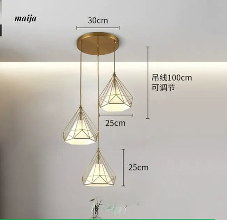 GVG Diamond Cage Ceiling Pendant Lamp from GVG