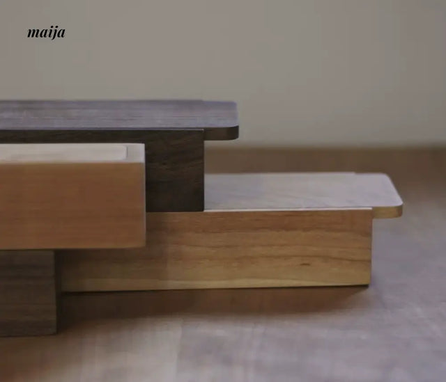 MUMO Max Walnut Solid Wood Brush Box from MUMO