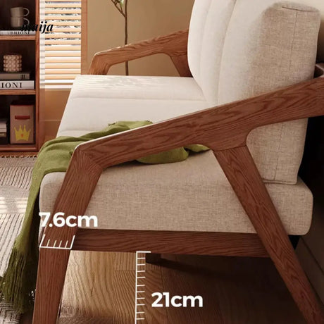 Mikolaj Solid Wood Sofa from AI