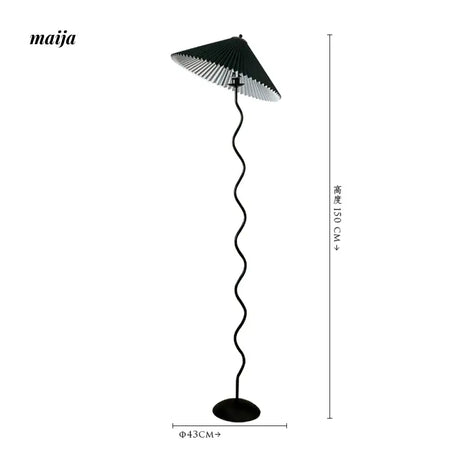 LYNN Minimalistic Umbrella Floor Lamp from Lynn's Lamp