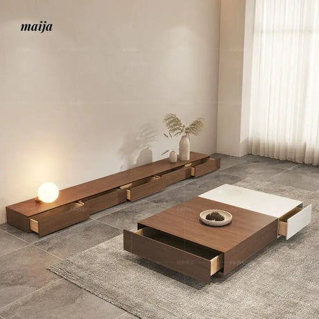 NAVI Walnut Coffee Table from NAVI