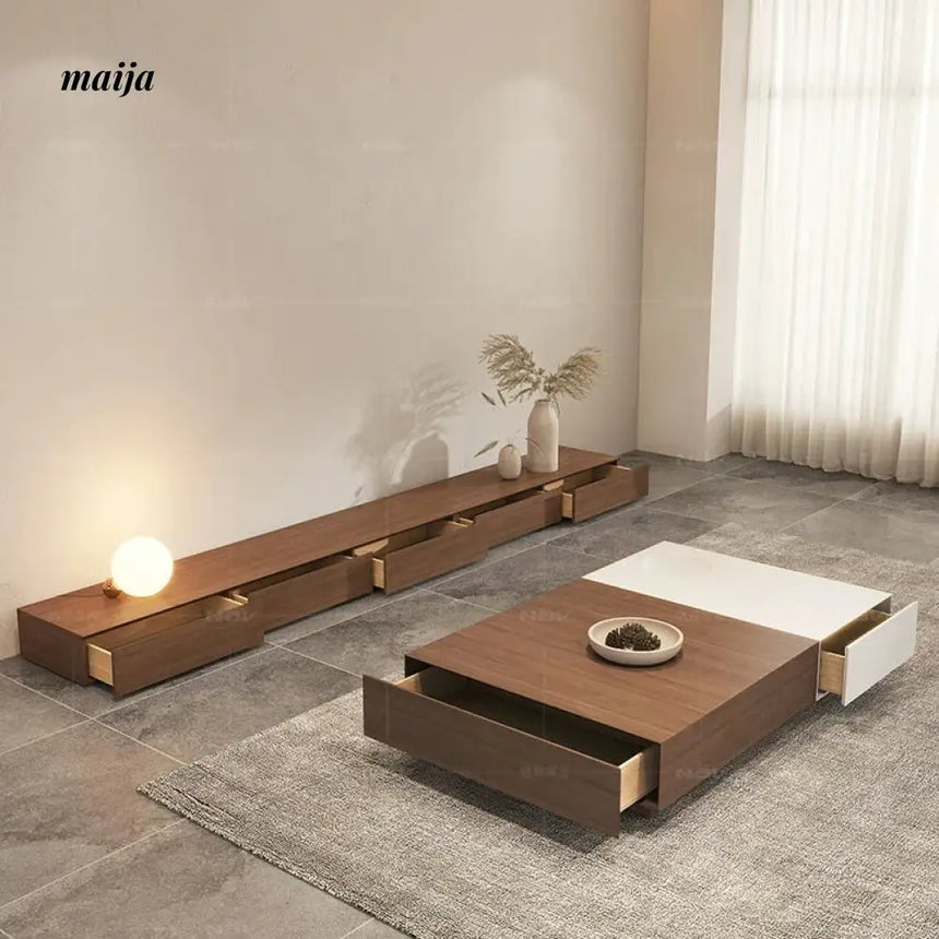 NAVI Walnut Coffee Table from NAVI