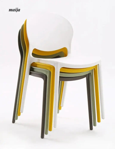 (Set of 2) Gil Plastic Dining Chair from maija