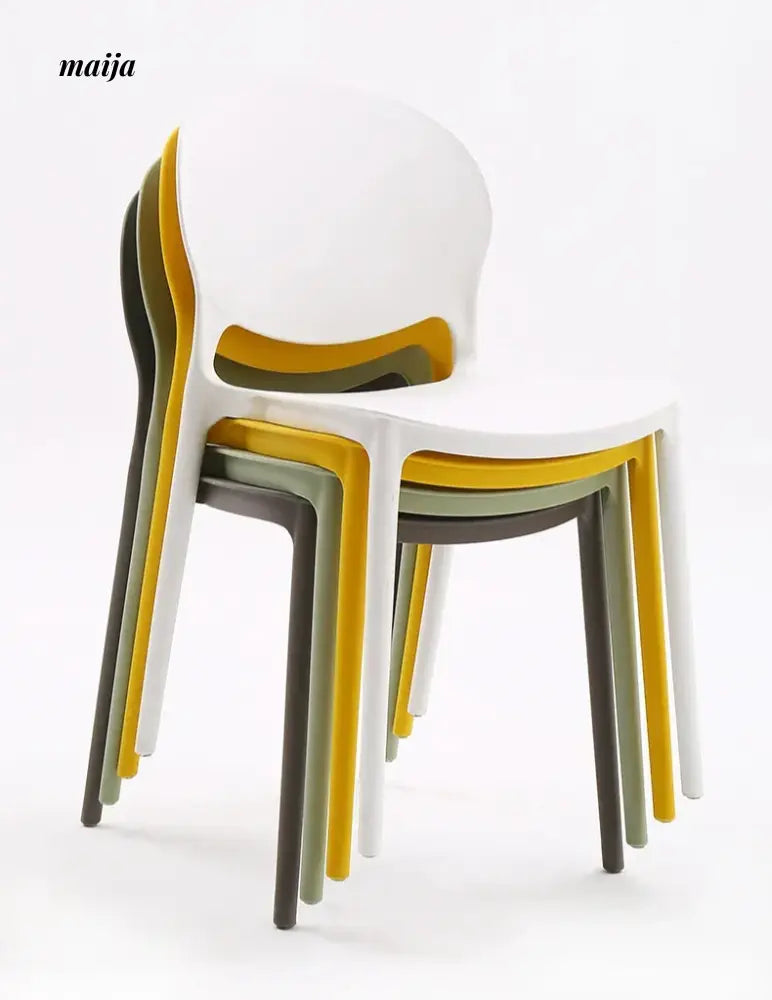 (Set of 2) Gil Plastic Dining Chair from maija