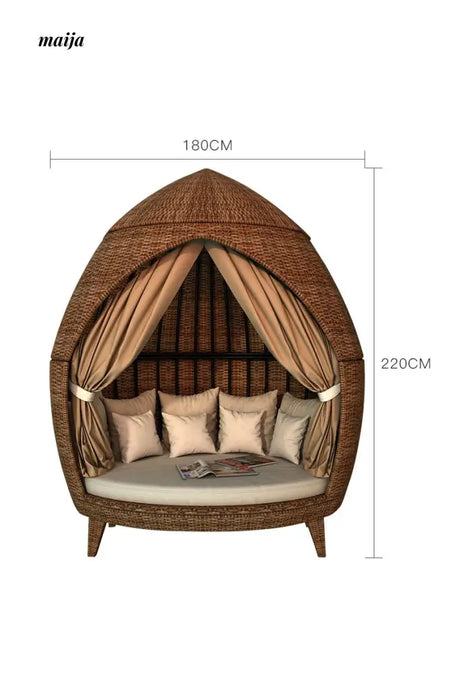 Outdoor Waterproof Rattan Igloo from maija