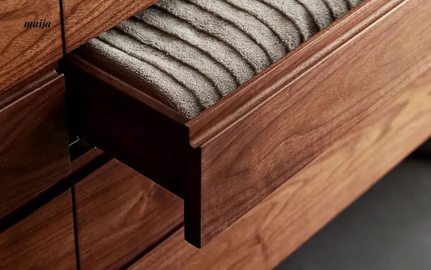 Keiko Solid Wood Wide Chest of Drawers from maija
