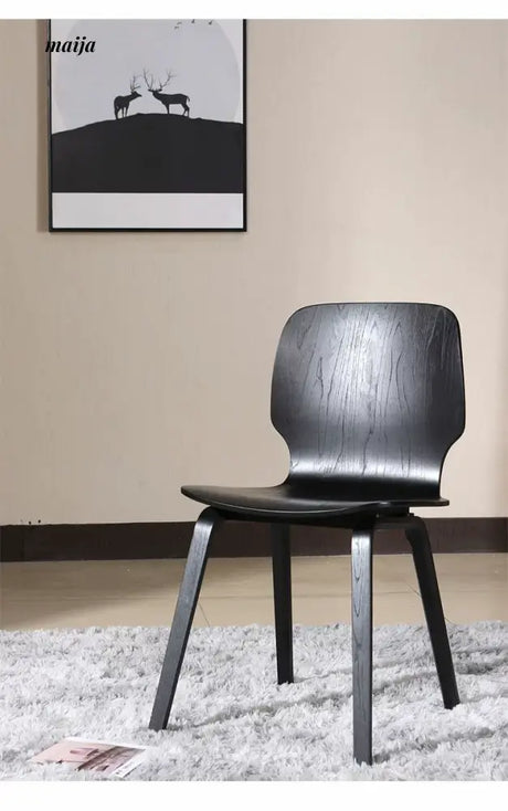 MIKA Comfortable Natural Wood Coffee Highchair from MIKA