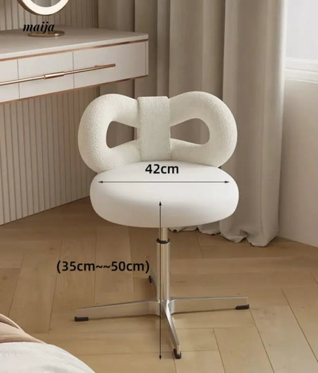 Princess Rotating Cream Dressing Stool from maija
