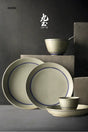 JOTO Japanese Blue and White Ceramic Soup Bowl Set from JOTO