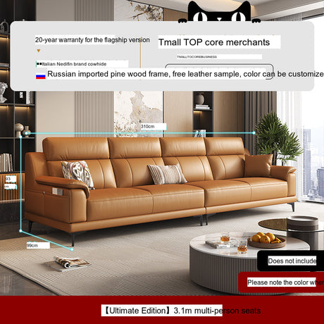 DIPU Zara Italian Cowhide Sofa from DIPU