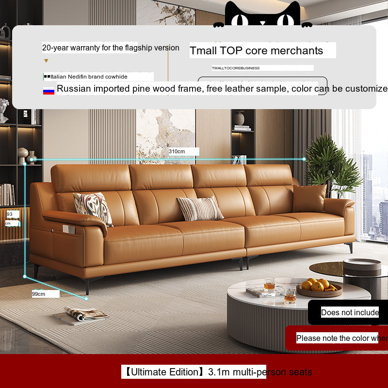 DIPU Zara Italian Cowhide Sofa from DIPU