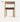 MIKA Short Armrest Solid Wood Dining Chair from MIKA