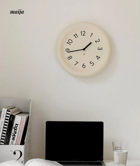 Chubby Ceramic Wall Clock from maija