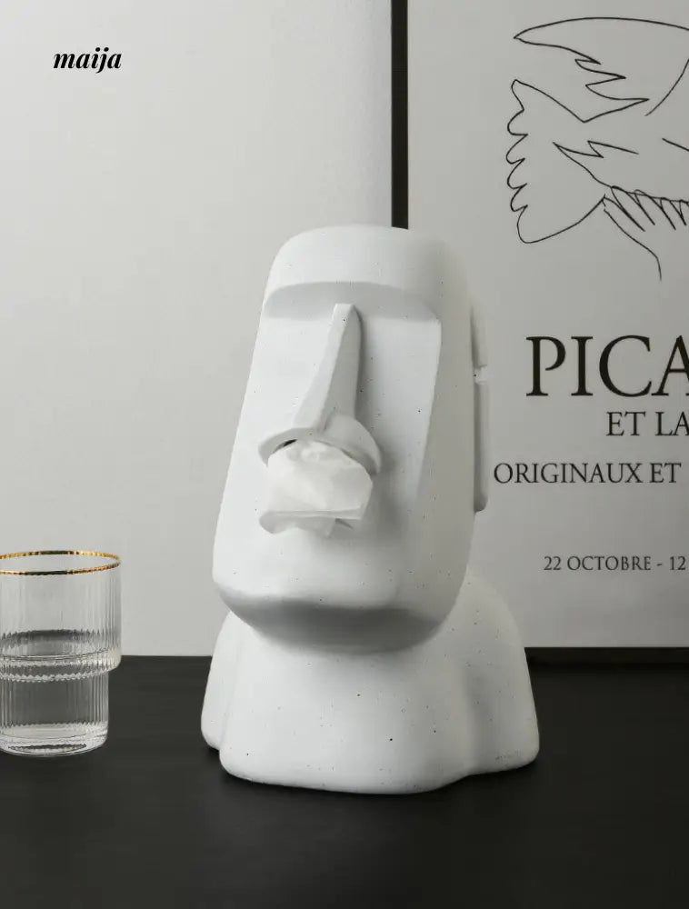 Stone Face Tissue Box from maija