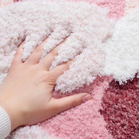 KENZAKI Sakura Snow Washable Rug from KENZAKI