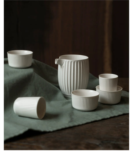 MUMO Mia White Porcelain Ceramic Tea Cup from MUMO