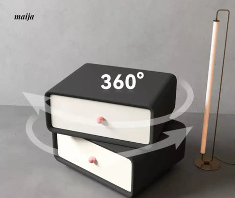 Andres Rotating Bedside Table from Mufanli