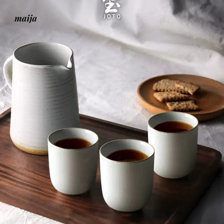 JOTO Japanese Handmade Coffee Set Simple Design from JOTO