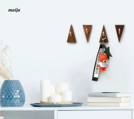 NHSJ Walnut Triangle Wall Hook from NHSJ