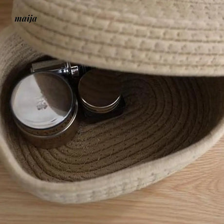 MUYE Woven Storage Box with Cover from MUYE