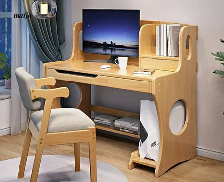 Jasper Full Wooden Study Desk Set from maija