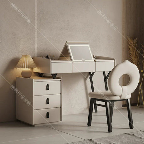 GEPH Noah Light Luxury Cream Bedside Cabinet from GEPH