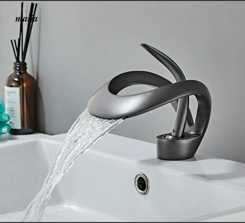 Crown Waterfall Basin Faucet from Kaiyashi
