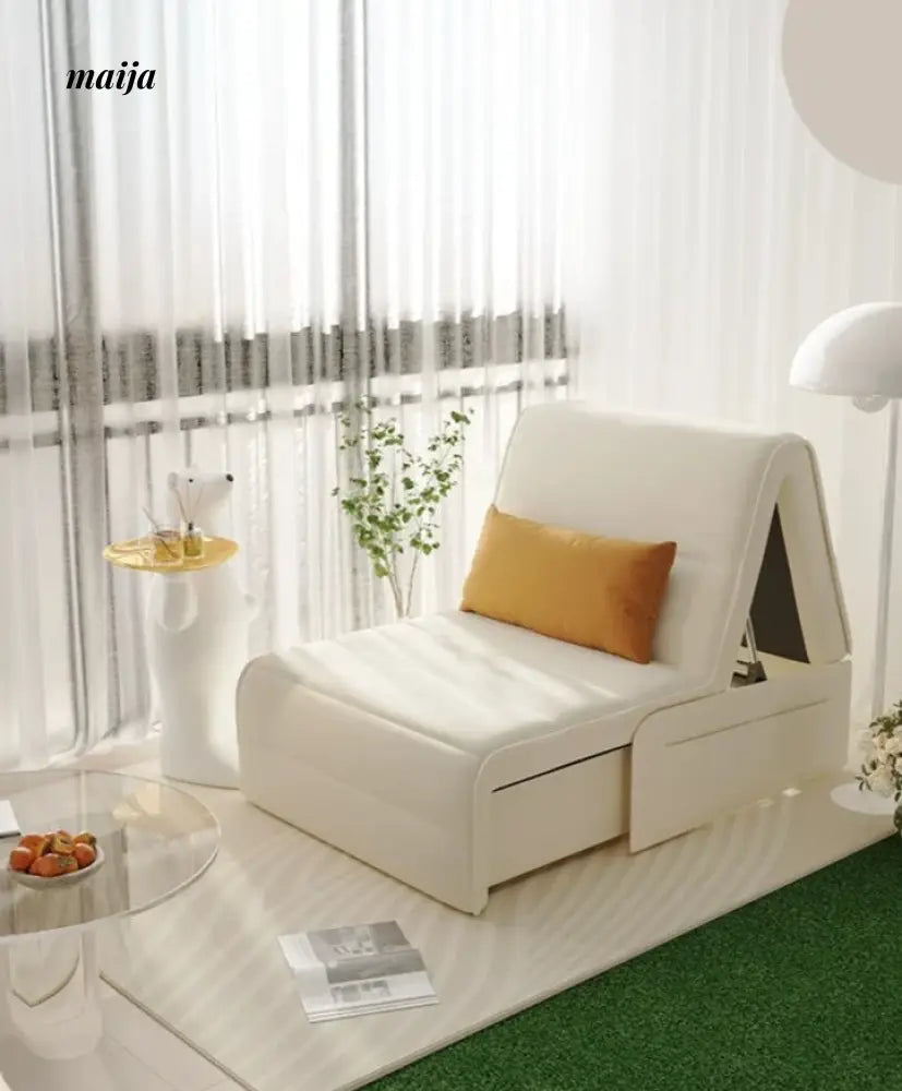 Aurora Cream Electric Telescopic Sofa from maija