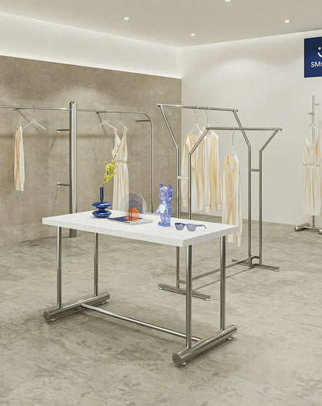 SM Leo Stainless Steel Accessory Display Stand from SM