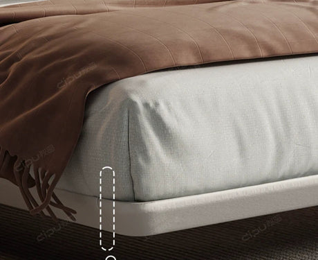 DIPU Diego Minimal Suspended Leather Bed from DIPU